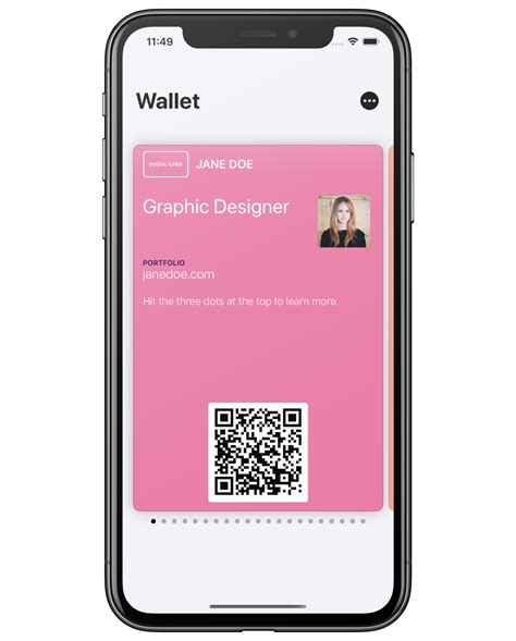 nfc business card app iphone|free apple wallet business card.